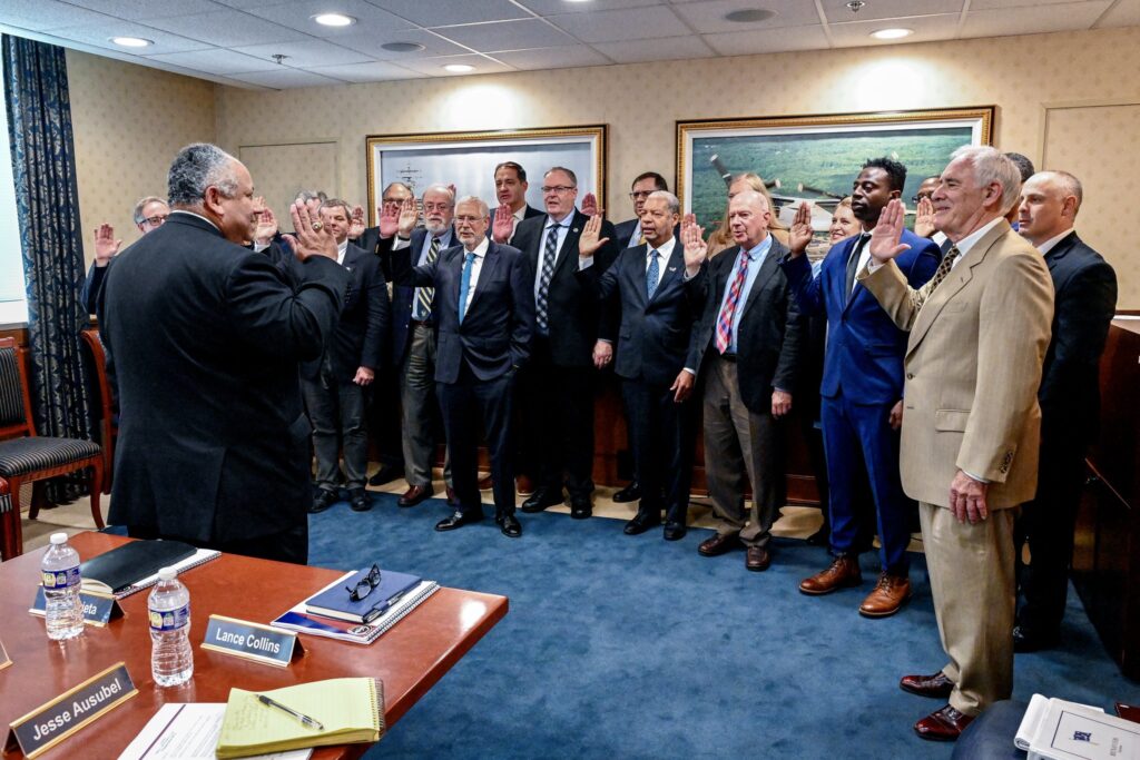 Oath of Office ceremony for Department of the Navy Science and Technology Board